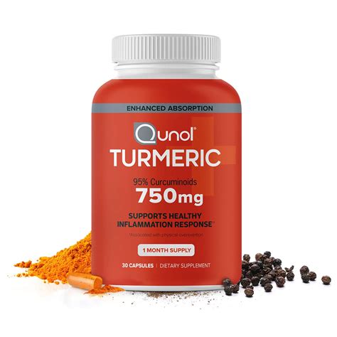 Buy Qunol Turmeric Curcumin Mg Black Pepper Extract For Enhanced