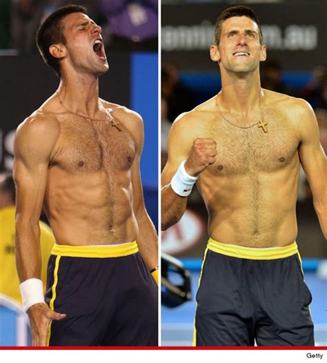 Tennis Star Novak Djokovic The Shirtless Win