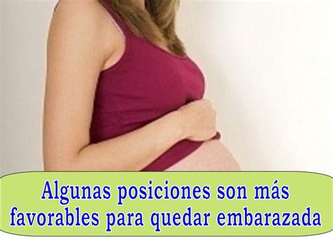 posiciones para quedar embarazada