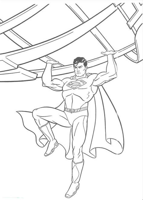 Mewarnai Gambar Superman Si Manusia Besi • BELAJARMEWARNAI.info