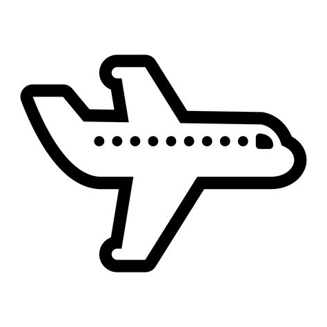 Airplane Flying Vector Icon 550570 Vector Art At Vecteezy