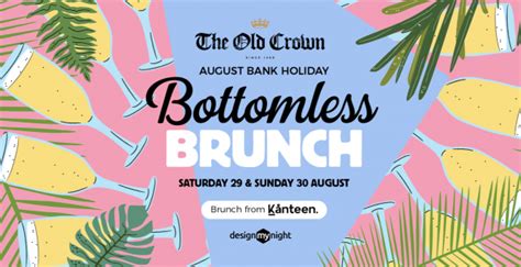 The Old Crowns Bank Holiday Bottomless Brunch Birmingham Bottomless