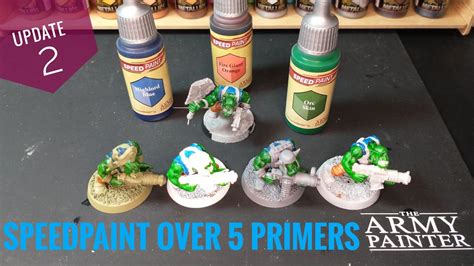 Army Painter SpeedPaint Over 5 Primers Update 2 YouTube