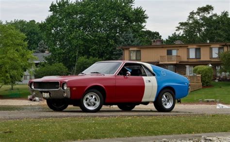 1969 Amc Amx Red White And Blue Muscle 410hp Stock 69401cv 358