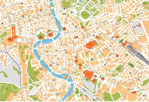 Roma Vector Map Vector Maps