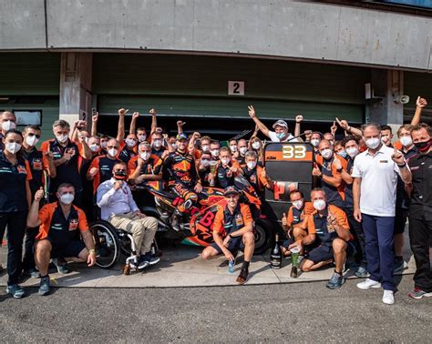 Ktm Takes Historic Victory In Motogp With Rookie Brad Binder Shutting