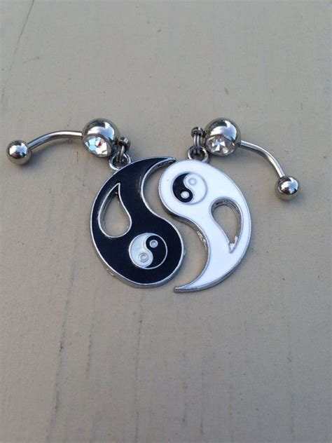 Best Friends Yin Yang Belly Navel Ring Belly Piercing Jewelry Belly