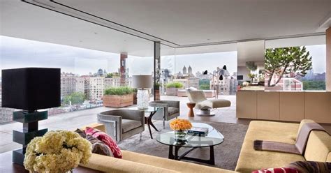New Home Interior Design A Glass Walled Penthouse On New Yorks Upper