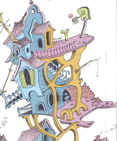 Dr Seuss Houses Drawings Emmitt Overstreet