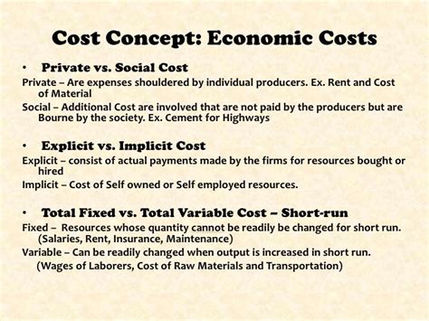 Cost Computation