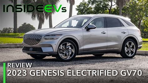 2023 Genesis Electrified Gv70 Review Battery Powered Beauty