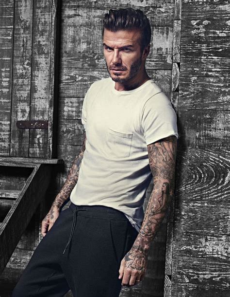 David Beckham Smoulders Making A White T Shirt Look Amazing Express