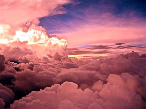 The Pink Clouds ♥ Pink Clouds Sky And Clouds Pink Sky Simply