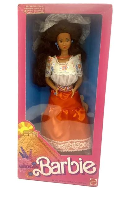 Vintage Mattel Barbie Dolls Of The World 1988 Mexican Vgc Boxed Rare Us Import 4978 Picclick