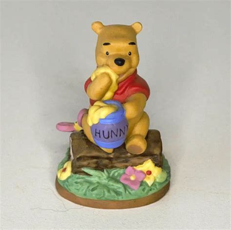 Walt Disney Winnie The Pooh And Hunny Porcelain Figurine 1396 Picclick