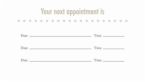 Appointment Reminder Cards Template Free Elegant The Fice Business Card