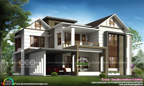 3175 Square Feet 4 Bedroom Modern Home Architecture Kerala Home