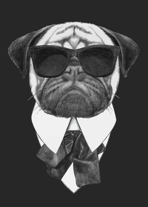 With tenor, maker of gif keyboard, add popular dog cone animated gifs to your conversations. Hand Drawn Fashion Illustration Of Pug Dog With Sunglasses ...