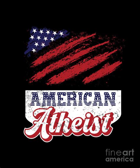 American Atheist For An Atheist Digital Art By Tobias Chehade Fine