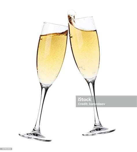 Cheers Two Champagne Glasses Stock Photo Download Image Now Istock