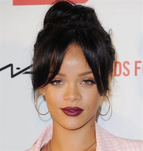 Everything You Need To Know About Rihannas Bang Hairstyle Hairstyle