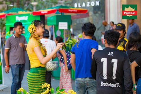 Pre Thingyan Festival With Myanmar Larger Beer At Myanmar Plaza MYANMORE