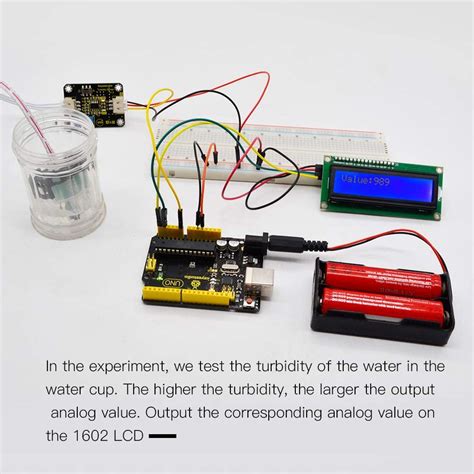 Keyestudio Analog Turbidity Sensor For Arduino Sewage Tsw M
