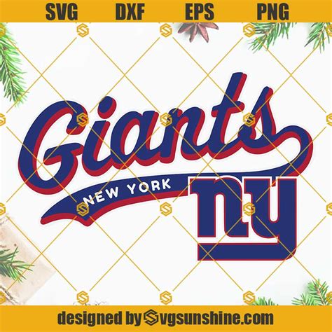 New York Giants Svg Giants Svg New York Giants Logo Svg Png Dxf Eps