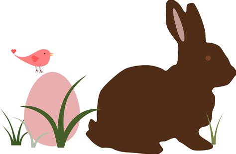 Easter Bunny Rabbit Silhouette Clip Art Easter Bunny Png Download