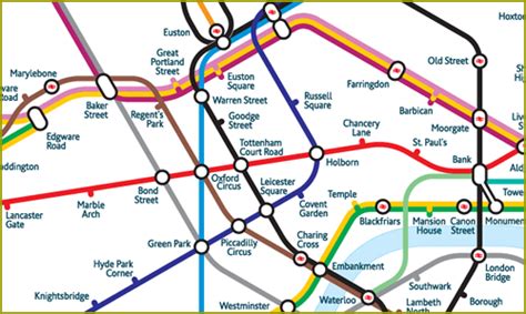 Accurate London Tube Map