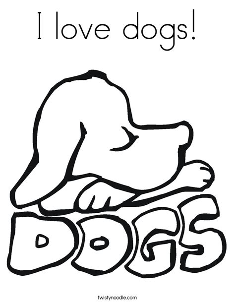 We did not find results for: I love dogs Coloring Page - Twisty Noodle