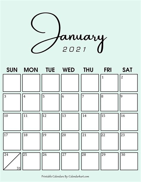 Get Printable Calendar 2021 I Can Type On Best Calendar Example