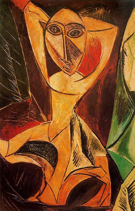 Nude With Raised Arms The Avignon Dancer 1907 By Pablo Picasso 1881