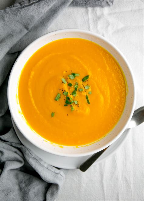 Quick And Easy Carrot Ginger Soup Love Chef Laura