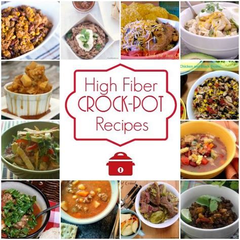 The following top 10 meals high in fiber content are easy to prepare and will help to nurture your gut bacteria (microbiome) in a favorable way. 115+ High Fiber Crock-Pot Recipes! | High fiber foods ...