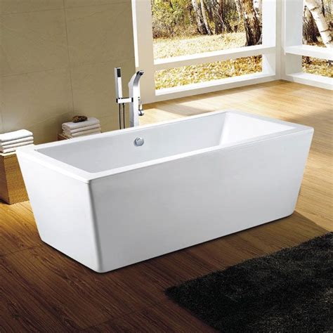 A variety of bath sizes, lengths, widths and heights are available, so grab a tape measure before when replacing an existing bathtub, you will need to match the size, shape and water connections of. Amaze Rectangle Freestanding Tub. Beautiful, ergonomic and ...