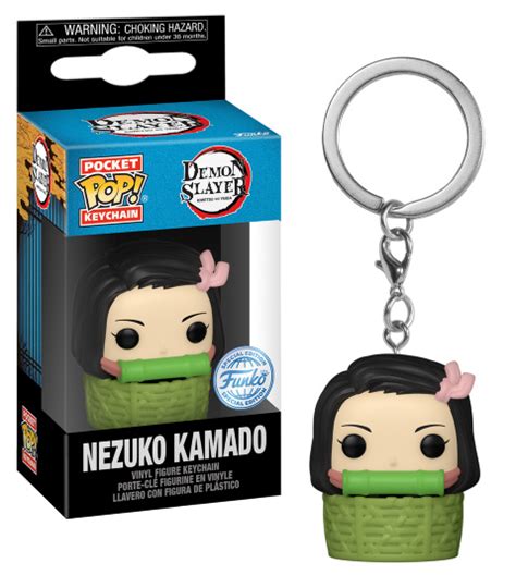 Demon Slayer Pocket Pop Nezuko In Basket Funko Pops Anime Figures