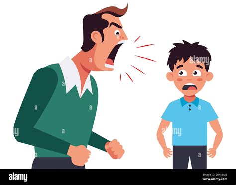 Teenager Argue Parents Stock Vector Images Alamy