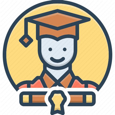 Scholars Degree Diploma Hat Cap Alumni Bachelor Icon Download