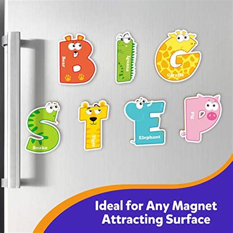 Coogam Magnetic Letters 26pcs Jumbo Abc Alphabet Colorful Animal Shape