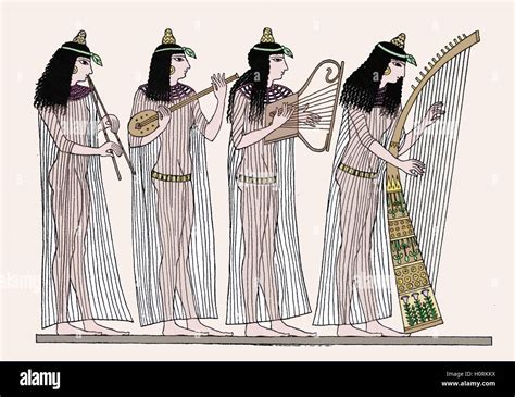 Egyptian Musicians High Resolution Stock Photography And Images Alamy
