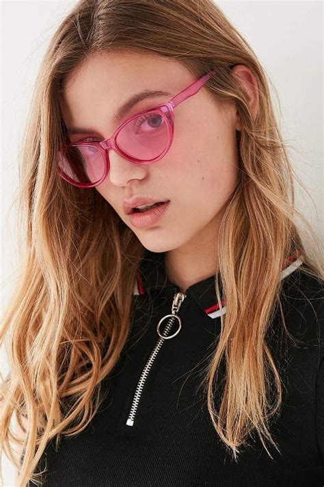 Urban Outfitters Slim Retro Cat Eye Sunglasses Ad Cat Eye Sunglasses