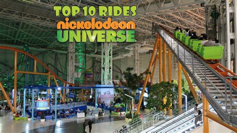 Top 10 Rides At Nickelodeon Universe American Dream Indoor Theme Park