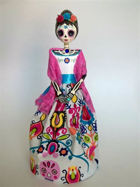 Paper Mache Catrina Beehave Hair Day Of The Dead Etsy
