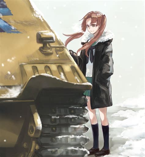 Kadotani Anzu Girls Und Panzer Drawn By Yuuyu Danbooru