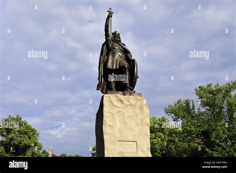 King Alfred The Great Statue Winchester City Hampshire County