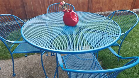 How To Refinish Wrought Iron Patio Furniture So Much To Make