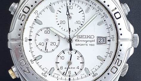 Seiko - Sports 150 Chronograph & Alarm & Date - 7T32-6H40 - - Catawiki