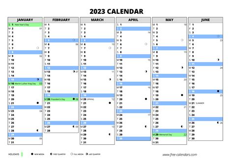 2023 Calendar With Us Week Numbers Time And Date Calendar 2023 Canada