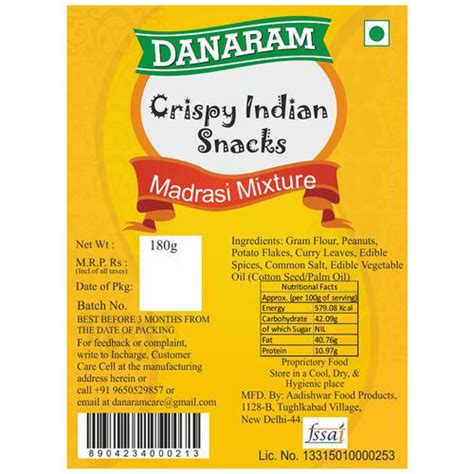 Buy Danaram Crispy Indian Snacks Madrasi Mixture Online At Best Price Of Rs 64 Bigbasket